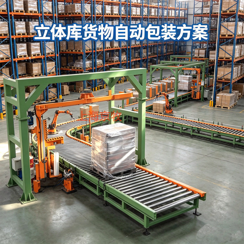 深圳厦门仓储物流摇臂式缠绕机清远晋江饮料行业托盘缠绕包装机