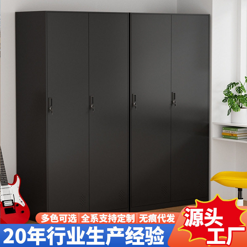 拆装3门更衣柜带锁铁皮储物柜浴室健身房换衣柜员工宿舍存放柜子