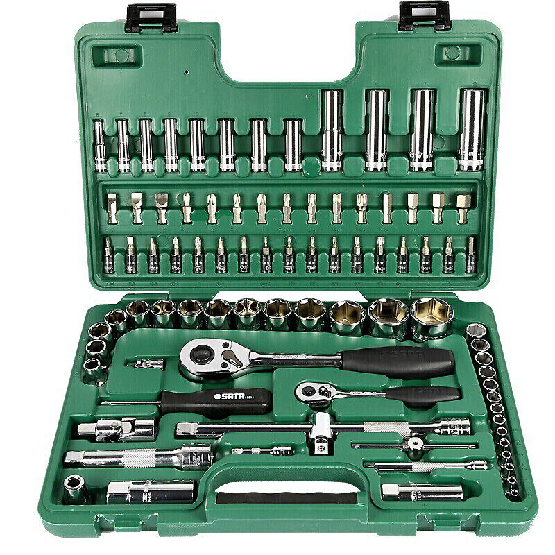 世达工具56/86件套组合棘轮套筒扳手汽修汽保工具修理修车09013