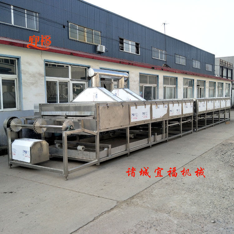 黄岛烤红薯生产线红薯清洗烘烤成套设备地瓜烘烤箱包安装