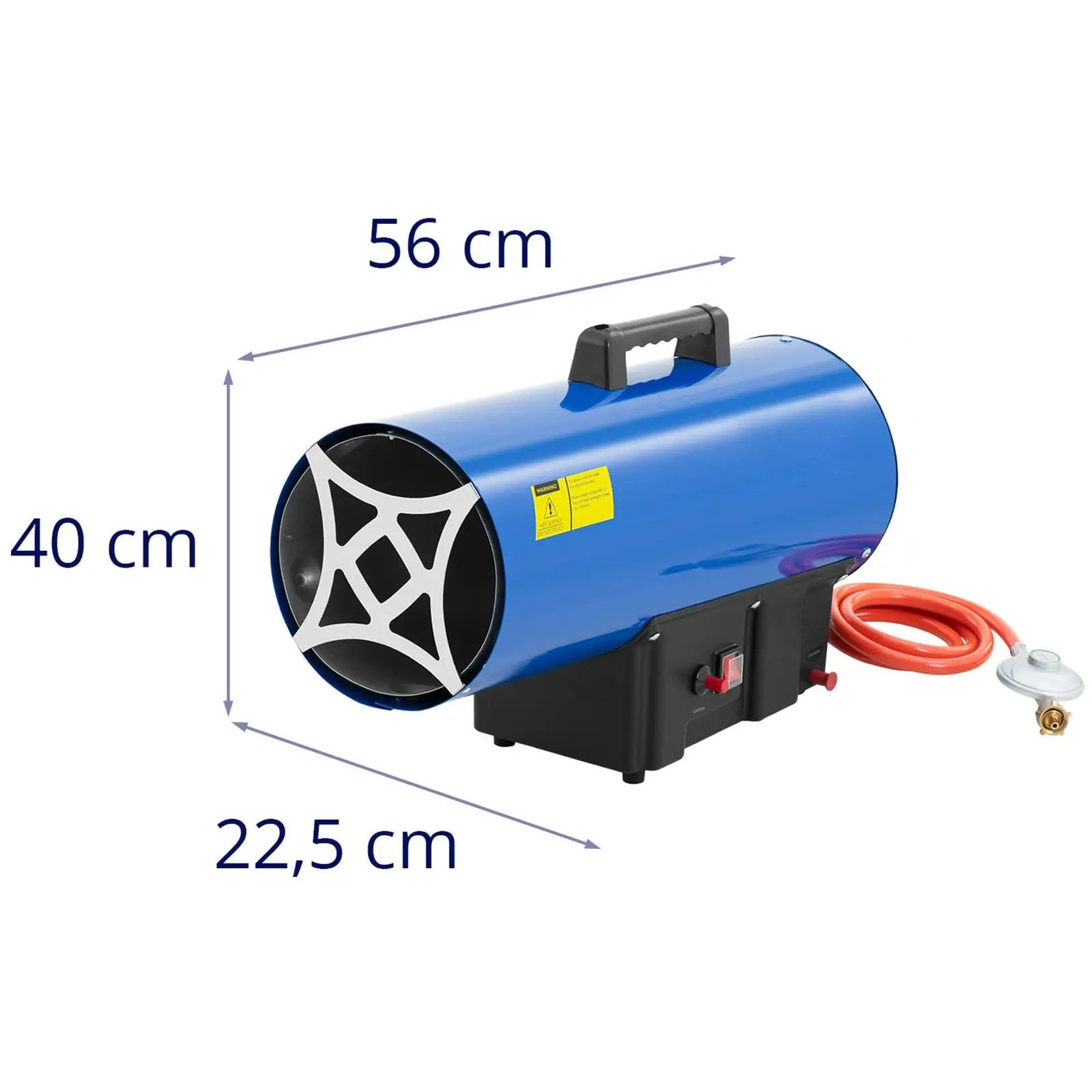 手动点火便携式天然气暖风机大棚工厂畜牧热风炉SRIDY10KW30KW