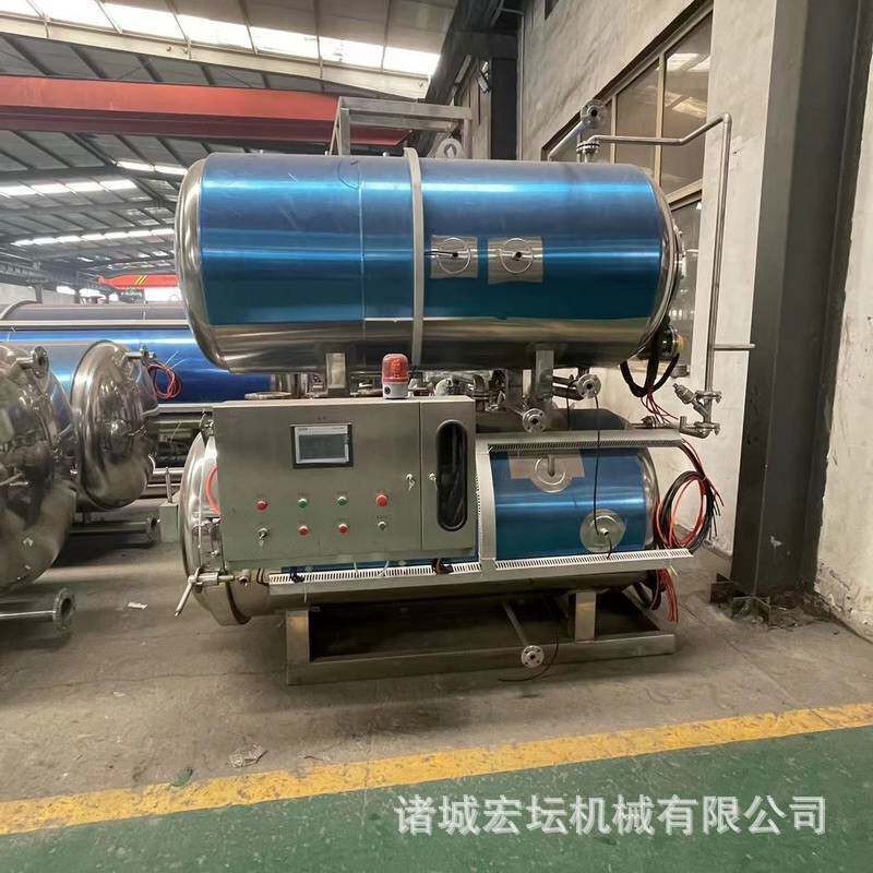 肉粽子不锈钢高温杀菌锅肉制品熟食杀菌机粘玉米鸭蛋水浴杀菌釜