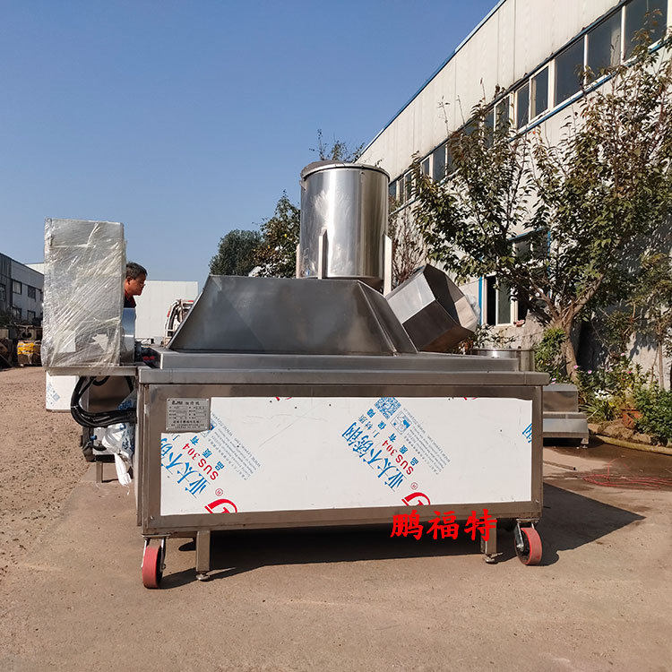鹏福特鸡爪油炸机虎皮鸡爪油炸锅鸡爪生产线厂家加工