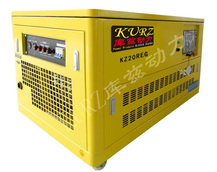 库兹动力20千瓦汽油发电机厂家全自动大型家用KZ20REG出厂价