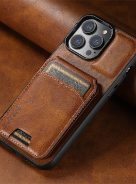 摩士奇适用谷歌Pixel 8Pro插卡手机壳谷歌Pixel 7Pro/7A支架后盖pixe 6 Pro/6A磁吸卡包保护皮套