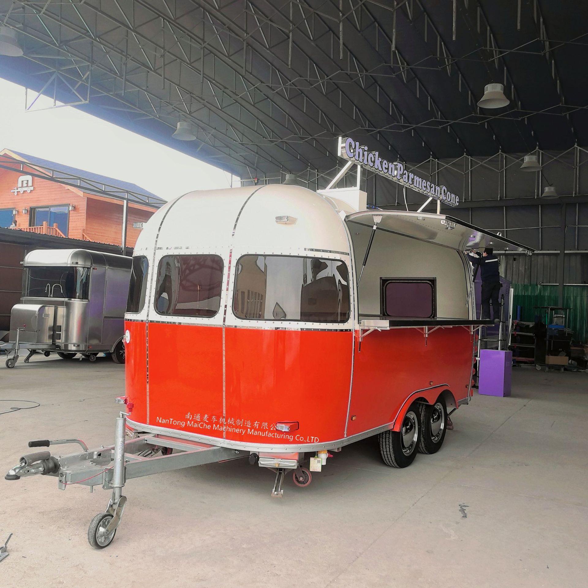 网红移动摆摊关东煮麻辣烫炸串夜市不锈钢一体小吃车早餐包子车