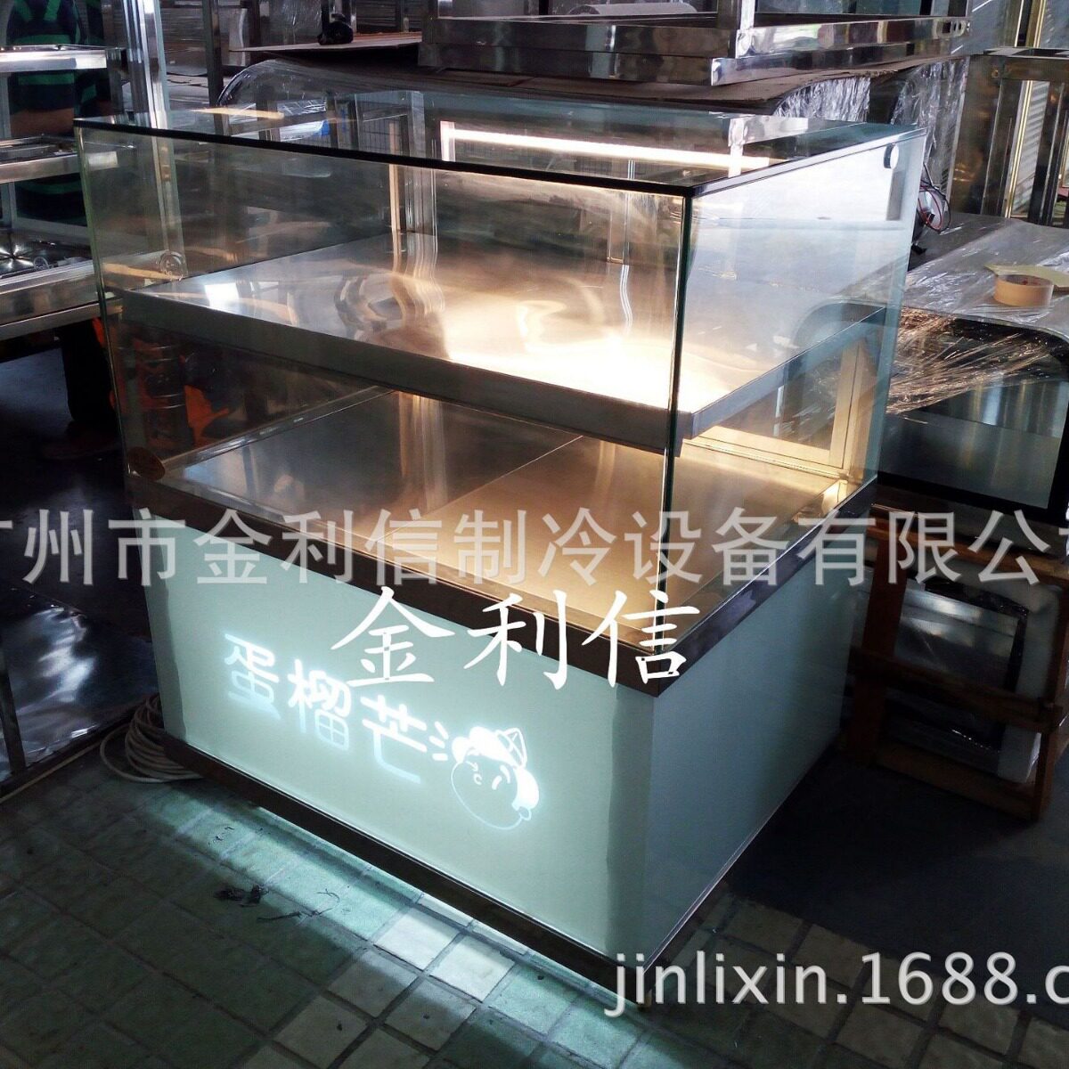 金利信牌两层直角蓝莓酥饼电热保温箱新西兰乳牛卷暖酥柜