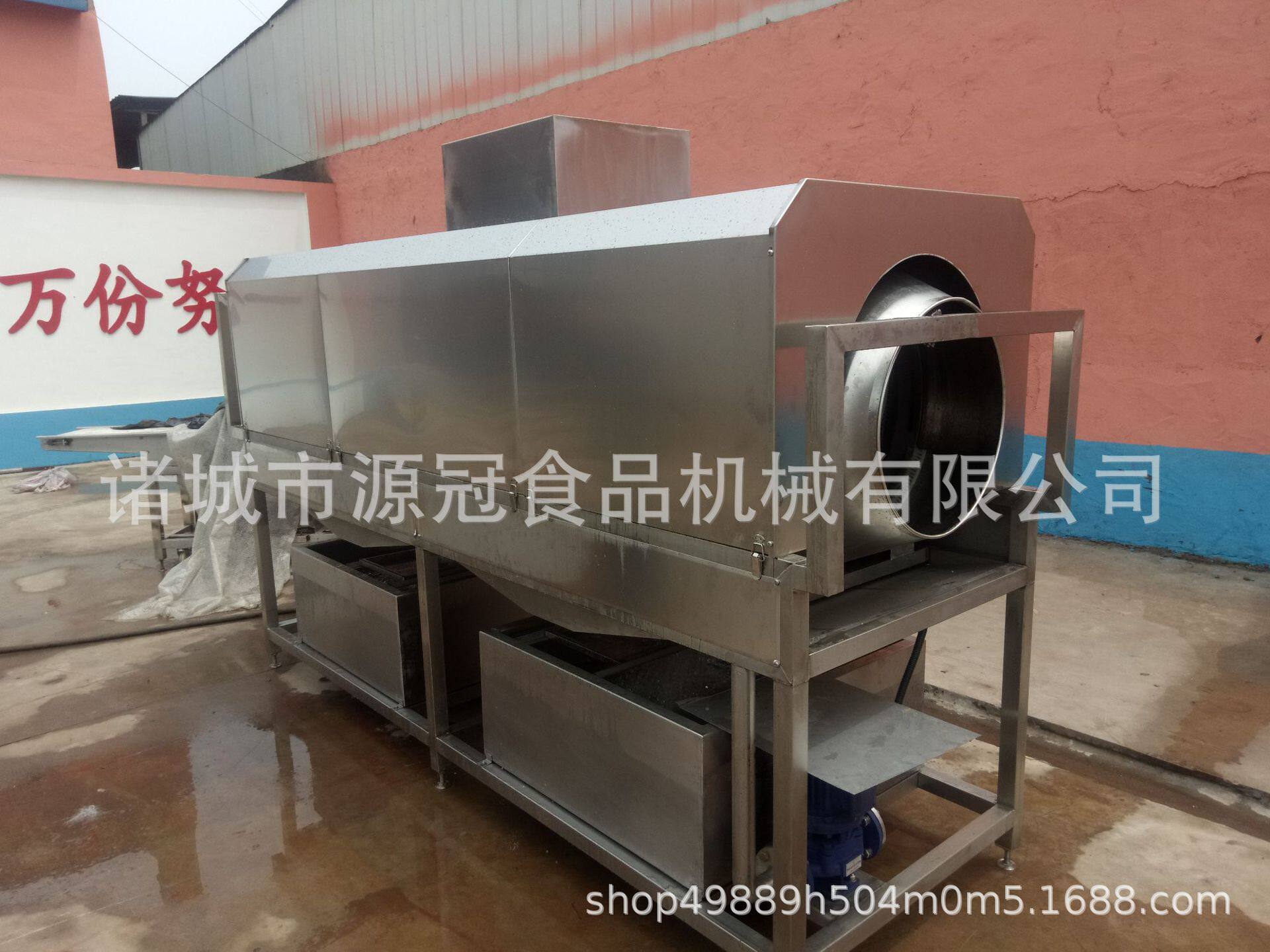 供应塑料袋清洗去杂机器多功能滚筒洗袋机螺旋毛刷清洗机厂家