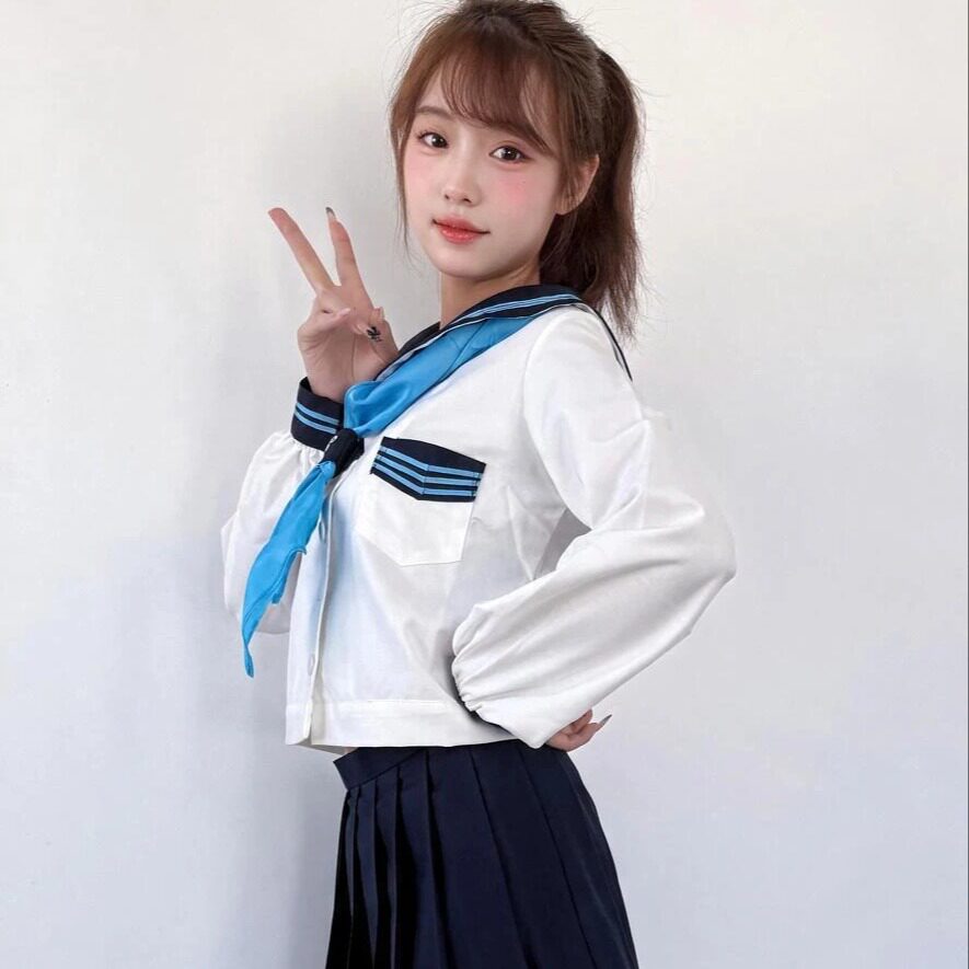 花星社·白波千鸟天蓝三本水手服