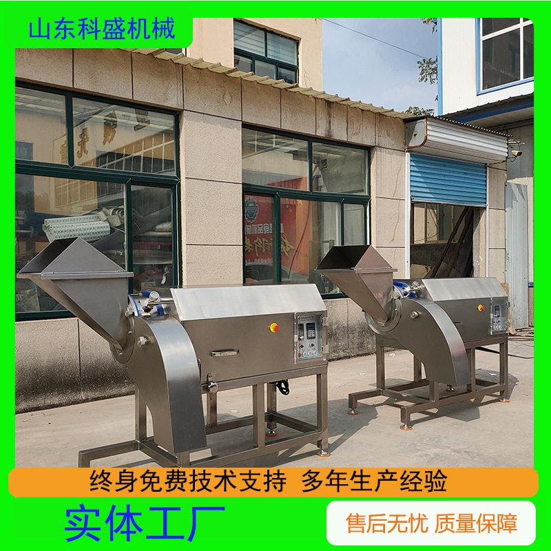 三微冻肉切丁机  不锈钢牛肉 五花肉切丁机器 鸡胸肉粒切割设备图片