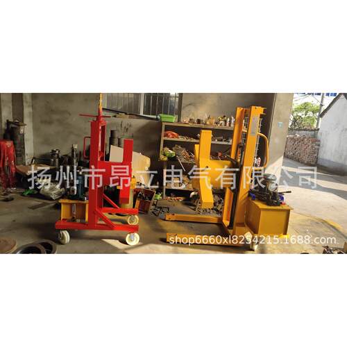 FBL-320电动液压升降拔轮器 分离式拉顶多用机车载式专用三爪拉马