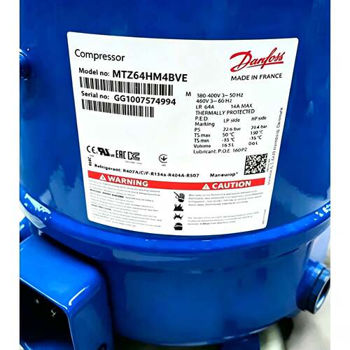 适用美优乐冷库压缩机MTZ72HN4AVE MTZ64HM4CVE MTZ64HM4BVE现货