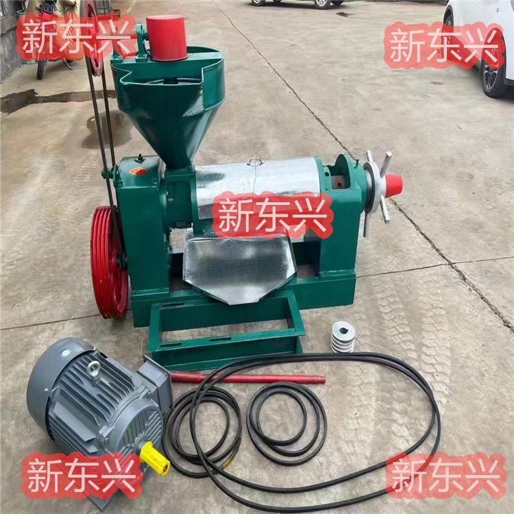 花生菜籽大豆芝麻压油机 商用中型生熟两用榨油机 自动螺旋榨油机图片