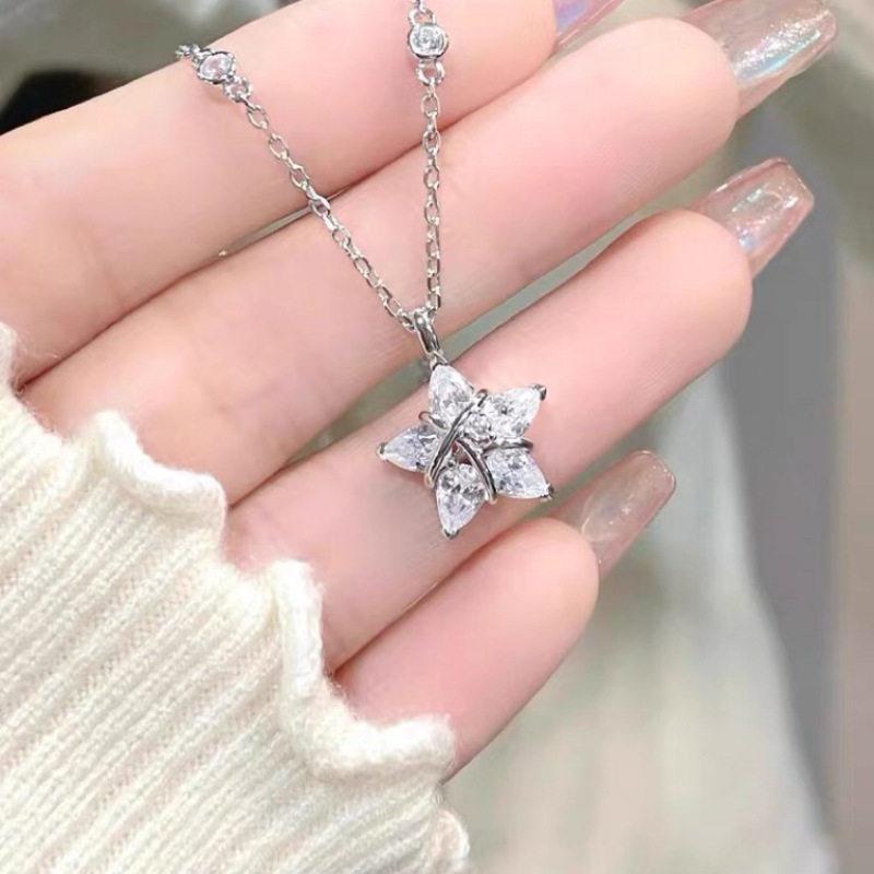 新品织女星项链女 轻奢感时尚气质简约小众设计级锁骨链520礼物图片
