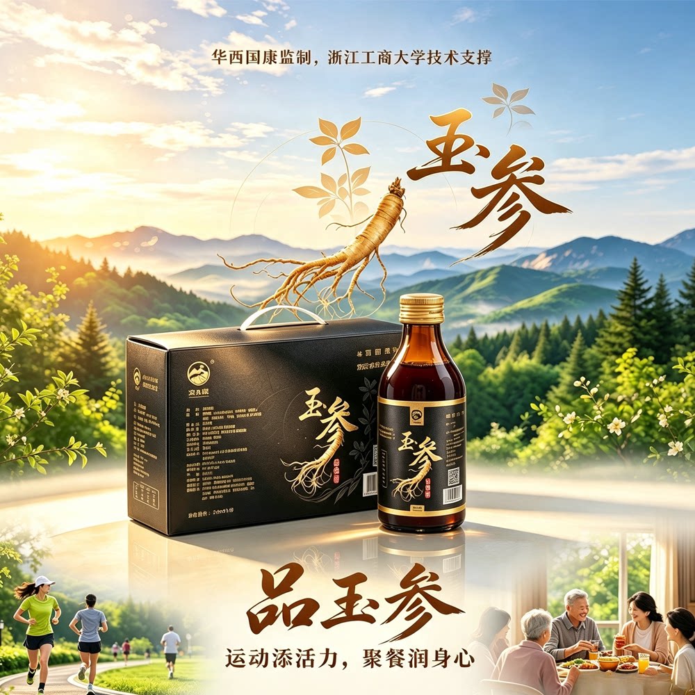 凉水滩天然植物饮料五年人参