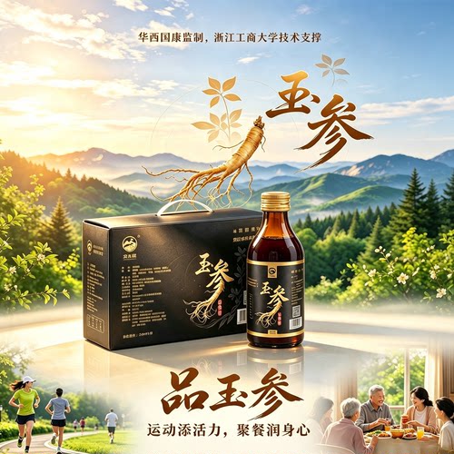 凉水滩天然植物饮料五年人参