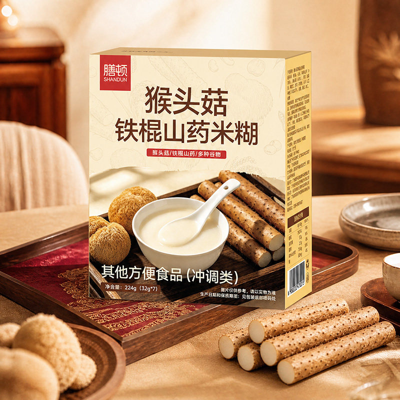 膳顿猴头菇铁棍山药营养代餐粉