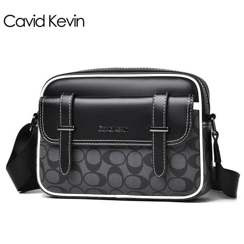 CavidKevin欧美风格子纹单肩包