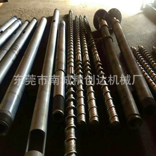 PP废塑料造粒机螺杆 PP编织袋排气螺杆 直径80-220可定制