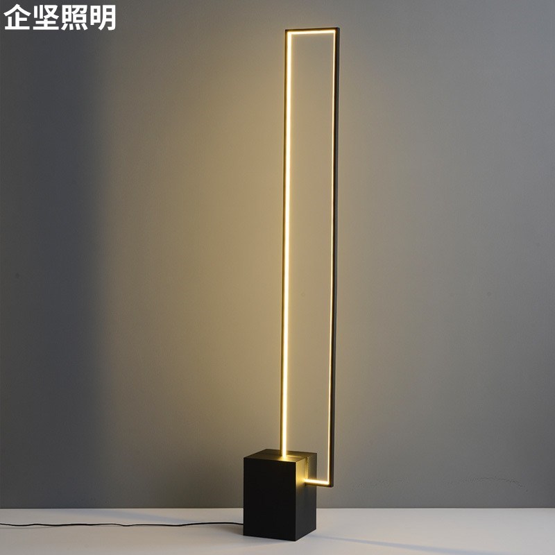 设计师氛围灯具客厅落地灯卧室极简创意书房办公立式钢琴灯落地灯图片