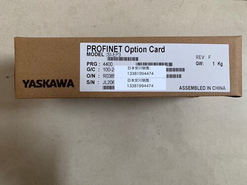 全新原装安川变频器PROFINET通信接口卡SI-EP3  ETC740790-S4400