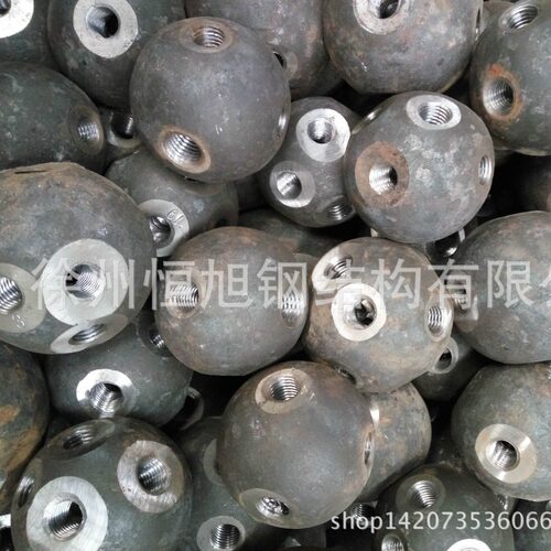 体育场馆项目杆架支座网架工程、螺栓球网架、锥头钢架