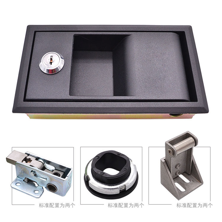 SK1-200工业门锁锌合金门把手烤箱试验箱密封箱体门把手横式把手图片