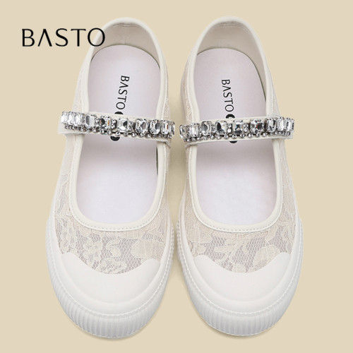 BASTO/百思图镂空百搭休闲鞋