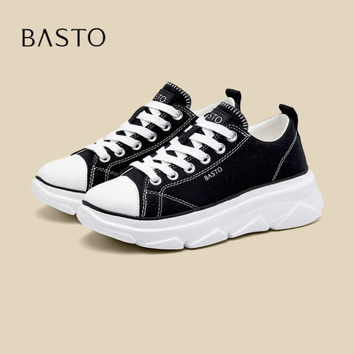 BASTO/百思图增高运动休闲板鞋