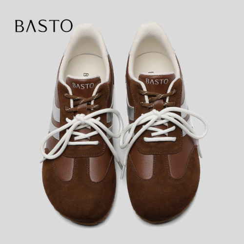 BASTO/百思图潮流时尚百搭德训鞋