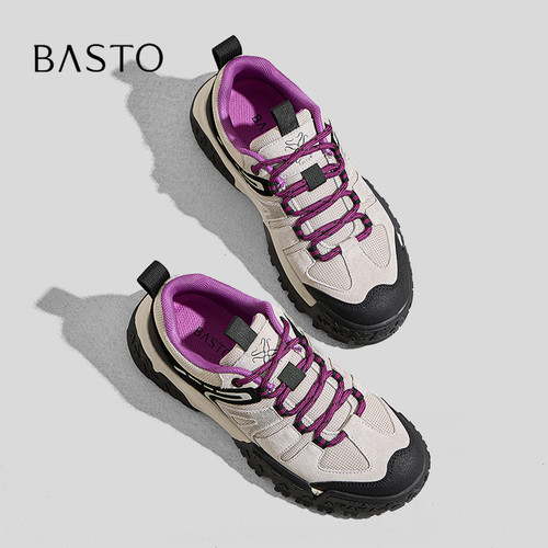 BASTO/百思图网面透气户外休闲鞋