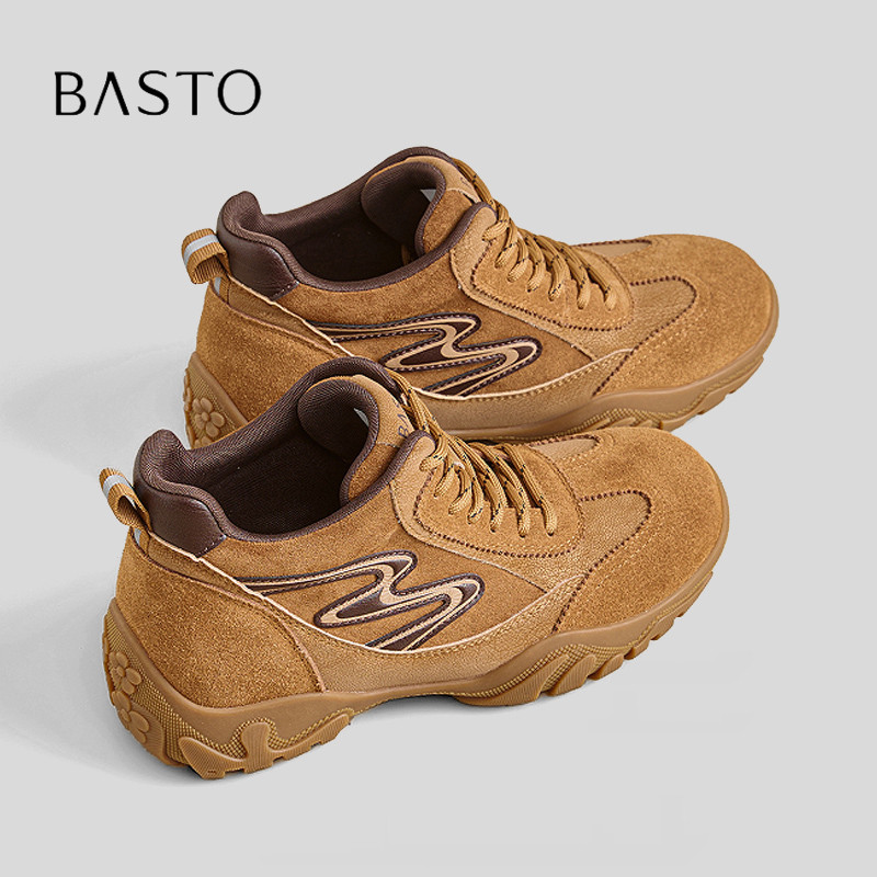 BASTO/百思图通勤厚底休闲运动鞋图片