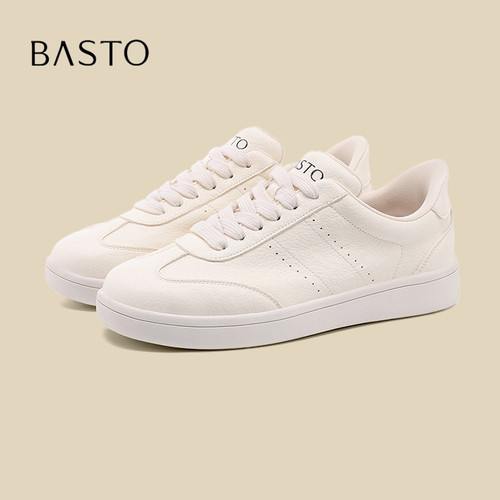 BASTO/百思图简约休闲小众板鞋