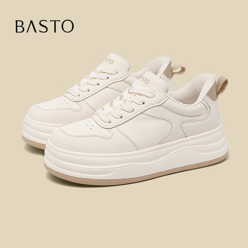 BASTO/百思图增高运动休闲板鞋