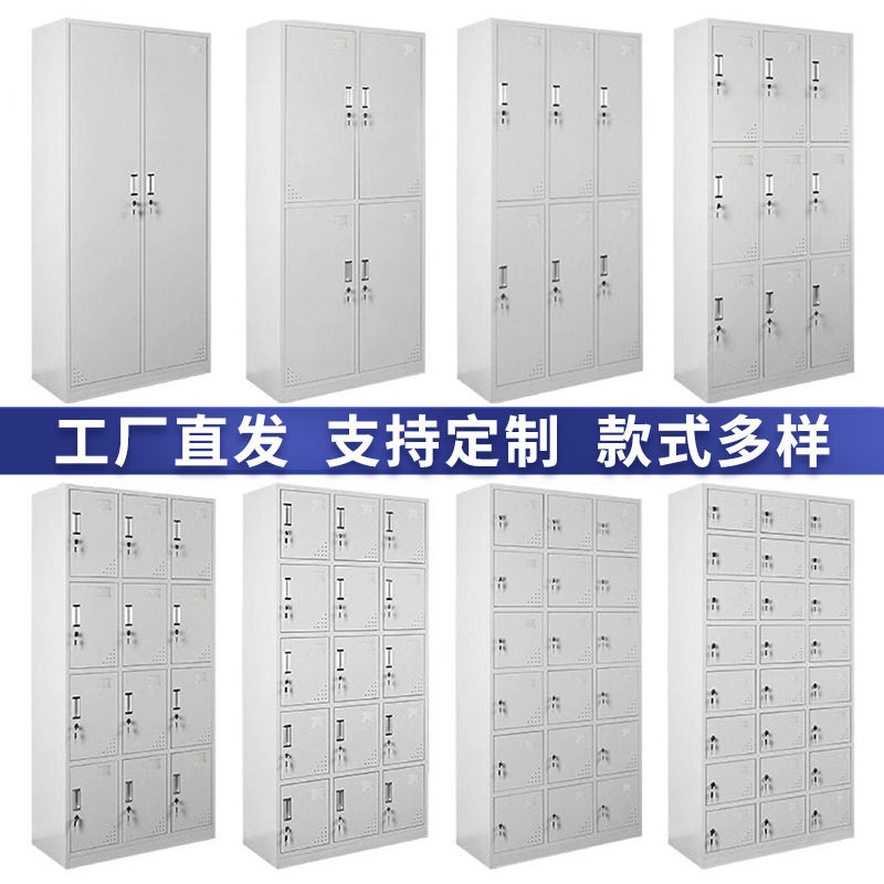 福建柜子厂家员工更衣柜收纳柜铁皮柜子储物柜钢制学校工厂储物柜