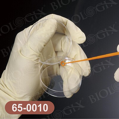 BIOLOGIX 巴罗克橘色接种环针伽马射线灭菌 自封袋包装 65-0010