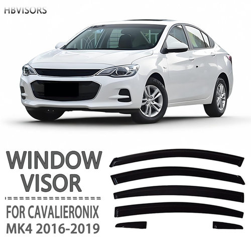 适用于CAVALIER/ONIX科沃兹晴雨挡雨眉遮雨档黑武士Window visor