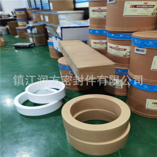 聚四氟乙烯PTFE填充聚苯酯管大规格四氟+POB管材件F4毛胚制品