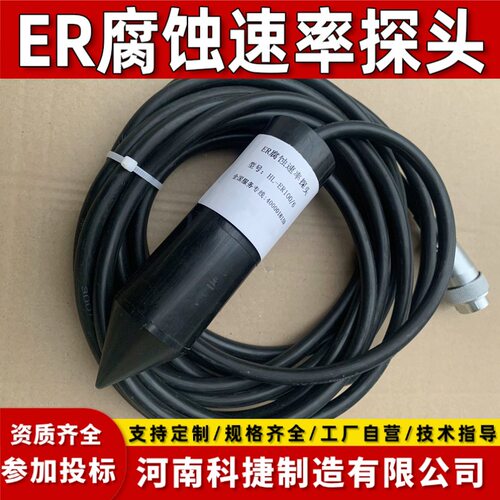 ER腐蚀速率综合测试探头 电阻探针腐蚀探头管道阴极保护速率探头