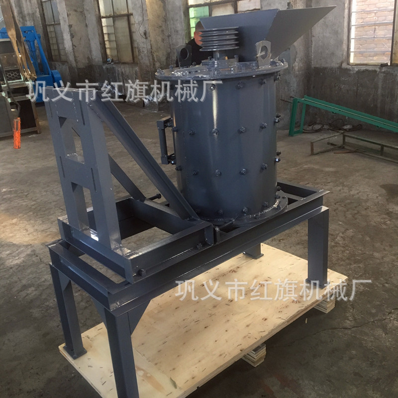 石头尾矿粉碎机 新型砖块混凝土粉碎机 煤矸石鹅卵石破碎机图片