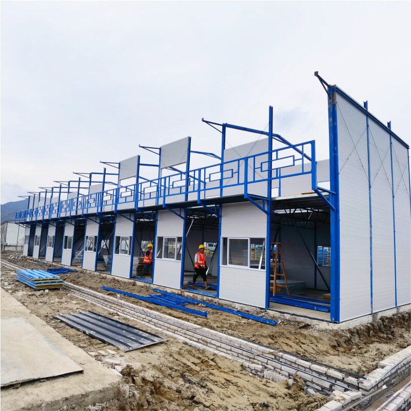 活动房工地活动板房钢结构简易房住人厂家供应临时房屋可移动图片