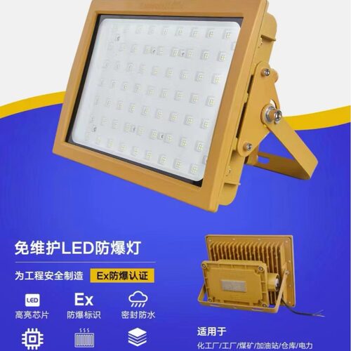 LED防爆加油站灯 投光泛光灯仓库厂房50W100W150W 防爆应急照明灯