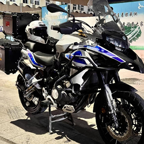 适用贝纳利金鹏502改装保险杠护杠trk502x护杠前防摔杠竞技杠配件