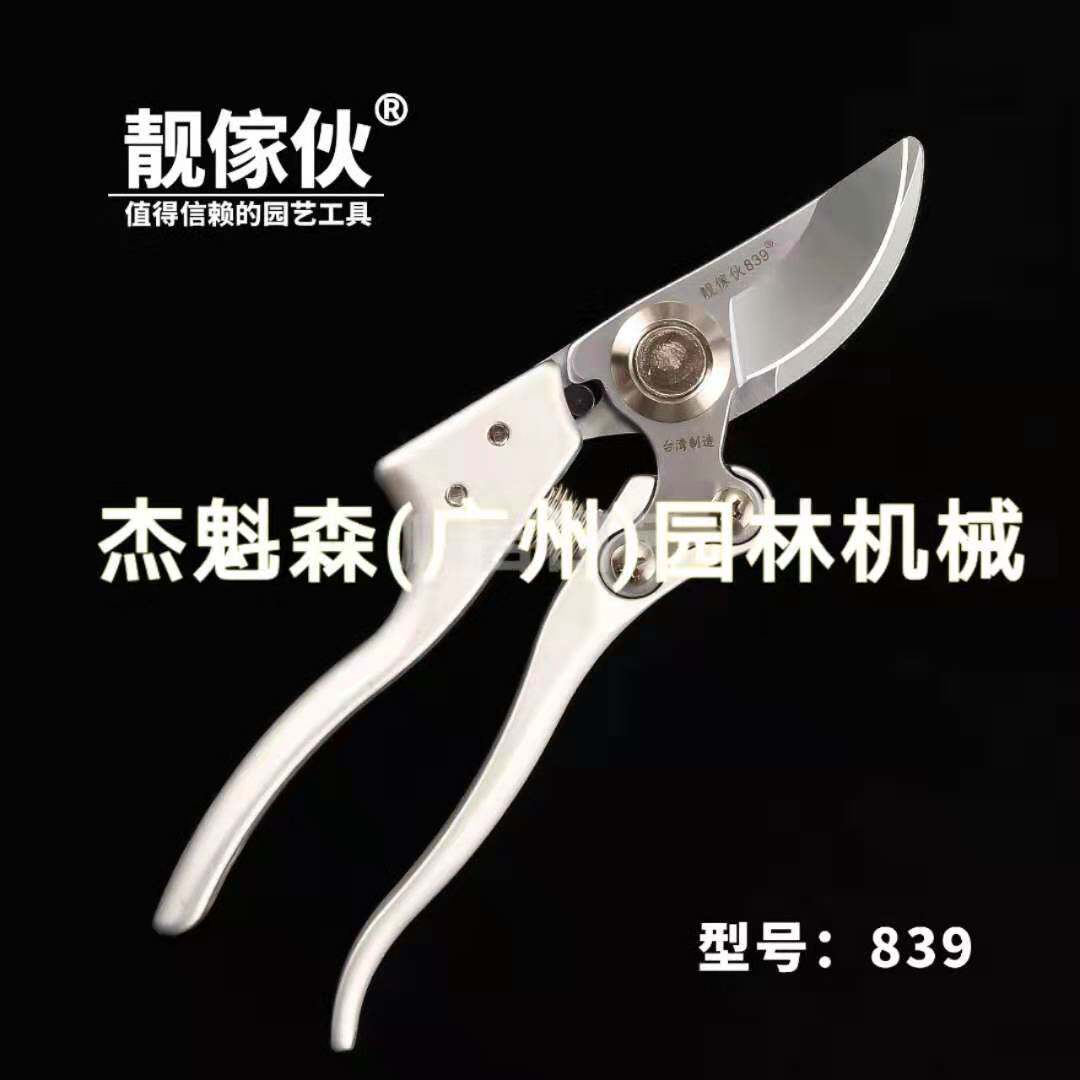 台湾靓傢伙839园艺剪刀修枝剪果树剪整枝剪盆景剪粗枝剪摘果剪图片