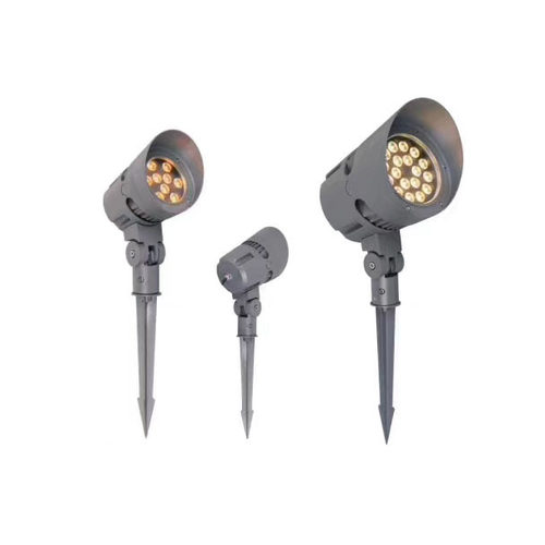 新品LED插地灯外壳9W18W36Wled草坪灯户外厂家压铸地插灯投光灯