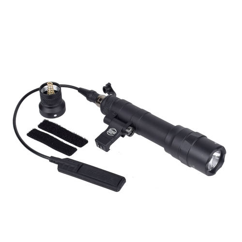 M640-DF  M640V-DF 强光爆闪 LED照明手电强光20mm侧翻导轨支架