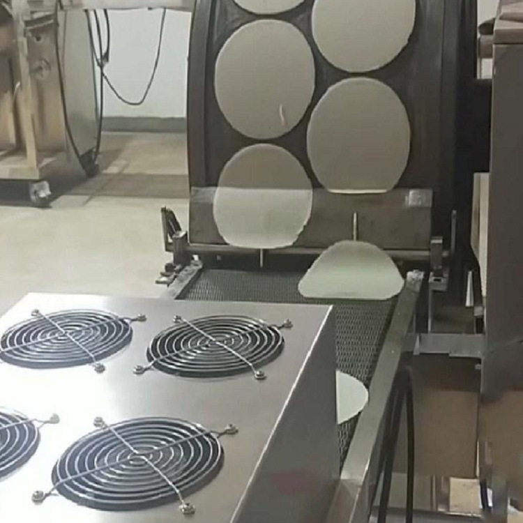 全自动煎饼机商用春卷皮蛋皮千层蛋糕皮烤鸭饼机单排图片