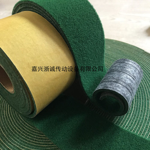 剪毛机用包辊绿绒带走梭绿绒布自粘胶绿绒刺皮验布机绿绒包布