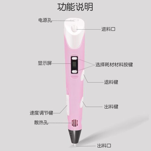 3Dpen打印笔高温立体绘小