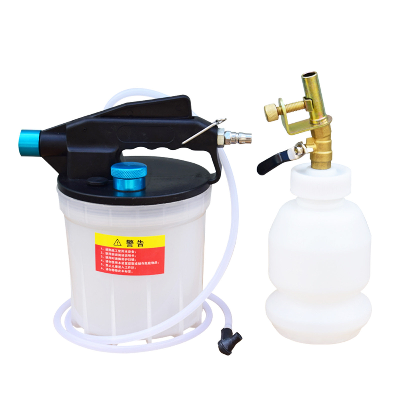 气动刹车油更换工具制动液更换机加注器抽油器刹车油更换油壶2L图片
